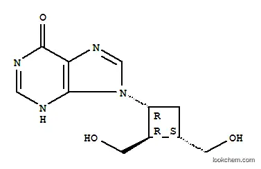 Molecular Structure of 126452-01-5 (9-[(1R,2R,3S)-2,3-bis(hydroxymethyl)cyclobutyl]-3,9-dihydro-6H-purin-6-one)