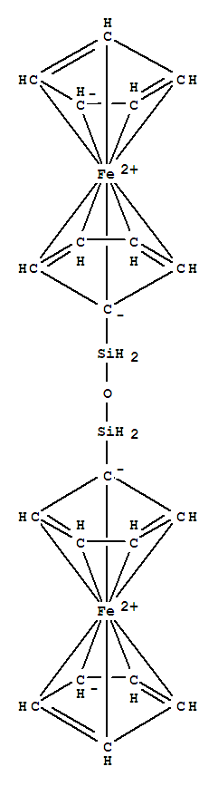 Molecular Structure of 12657-06-6 (Ferrocene,1,1''-(1,3-disiloxanediyl)bis- (9CI))