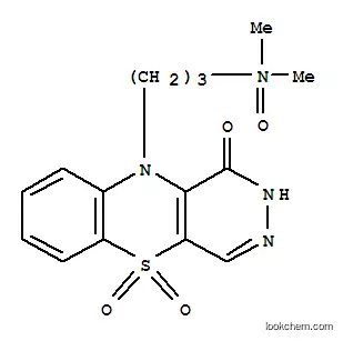 Molecular Structure of 126598-51-4 (10-[3-(dimethylnitroryl)propyl]-2,10-dihydro-1H-pyridazino[4,5-b][1,4]benzothiazin-1-one 5,5-dioxide)