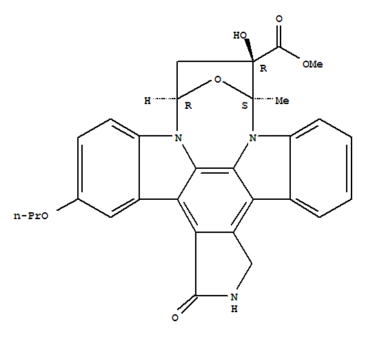 9,12-Epoxy-1H-diindolo[1,2,3-fg:3',2',1'-kl]pyrrolo[3,4-i][1,6]benzodiazocine-10-carboxylicacid, 2,3,9,10,11,12-hexahydro-10-hydroxy-9-methyl-1-oxo-16-propoxy-, methylester, (9S,10R,12R)-