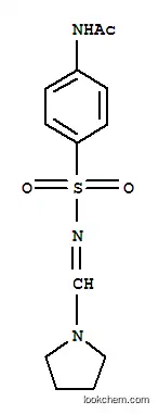 Molecular Structure of 126826-69-5 (N-(4-{[(E)-pyrrolidin-1-ylmethylidene]sulfamoyl}phenyl)acetamide)