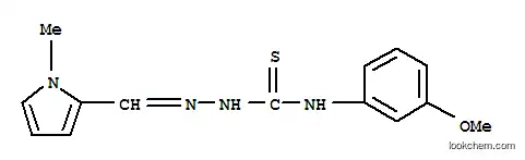Molecular Structure of 126956-10-3 ((2E)-N-(3-methoxyphenyl)-2-[(1-methyl-1H-pyrrol-2-yl)methylidene]hydrazinecarbothioamide)
