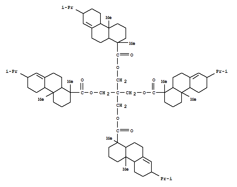 1-Phenanthrenecarboxylicacid,1,2,3,4,4a,4b,5,6,7,9,10,10a-dodecahydro-1,4a-dimethyl-7-(1-methylethyl)-,1,1'-[2,2-bis[[[[1,2,3,4,4a,4b,5,6,7,9,10,10a-dodecahydro-1,4a-dimethyl-7-(1-methylethyl)-1-phena