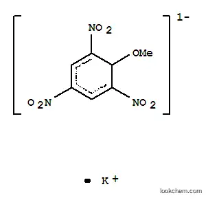 Molecular Structure of 1270-21-9 (1,3-Cyclohexadiene,6-methoxy-1,3,5-trinitro-, ion(1-), potassium (9CI))