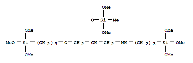 2-[(DIMETHOXYMETHYLSILYL)OXY]-3-[3-(TRIMETHOXYSILYL)PROPOXY]-N-[3-(TRIMETHOXYSILYL)PROPYL]-1-PROPANAMINE