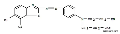 Propanenitrile, 3-[[2-(acetyloxy)ethyl][4- [(6,7-dichloro-2-benzothiazolyl)azo]phenyl]amino ]-