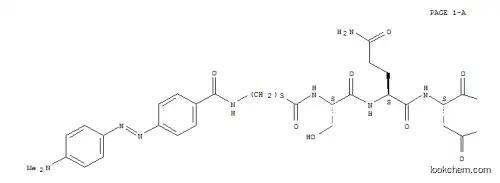 Molecular Structure of 127134-13-8 (DABCYL-GAMMA-ABU-SER-GLN-ASN-TYR-PRO-ILE-VAL-GLN-EDANS)