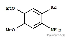 Molecular Structure of 127285-49-8 (Ethanone, 1-(2-amino-5-ethoxy-4-methoxyphenyl)- (9CI))