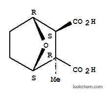 Molecular Structure of 127380-61-4 ((1R)-2-methyl-7-oxabicyclo[2.2.1]heptane-2,3-dicarboxylic acid)