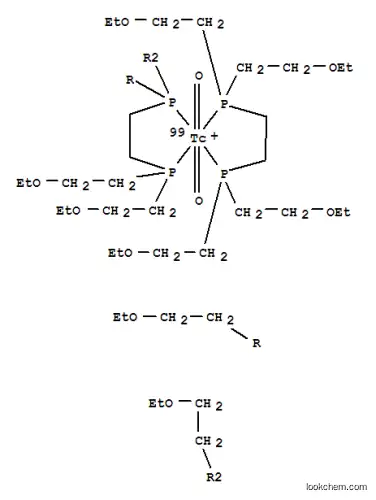 Molecular Structure of 127455-27-0 (technetium Tc 99m 1,2-bis(bis(2-ethoxyethyl)phosphino)ethane)