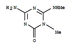 1,3,5-TRIAZIN-2(1H)-ONE,4-AMINO-1-METHYL-6-(METHYLAMINO)-CAS
