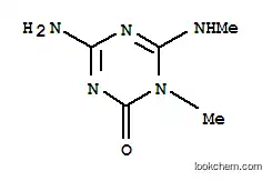 Molecular Structure of 127480-39-1 (1,3,5-Triazin-2(1H)-one,4-amino-1-methyl-6-(methylamino)-(9CI))