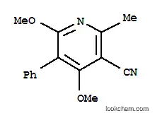 Molecular Structure of 127581-40-2 (3-Cyano-4,6-dimethoxy-2-methyl-5-phenylpyridine)