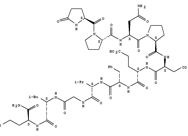 L-Methioninamide,5-oxo-L-prolyl-L-prolyl-L-asparaginyl-L-prolyl-L-a-aspartyl-L-a-glutamyl-L-phenylalanyl-L-valylglycyl-L-leucyl- (9CI)(127633-77-6)