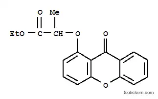 Molecular Structure of 127731-70-8 (ethyl 2-[(9-oxo-9H-xanthen-1-yl)oxy]propanoate)