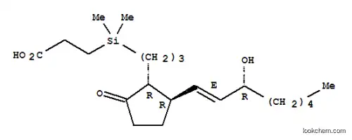 Molecular Structure of 127760-15-0 (11-deoxy-4,4-dimethyl-4-silaprostaglandin E1)