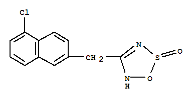 4-((5-CHLORONAPHTHALEN-2-YL)METHYL)-3H-1,2,3,5-OXATHIADIAZOLE 2-OXIDE