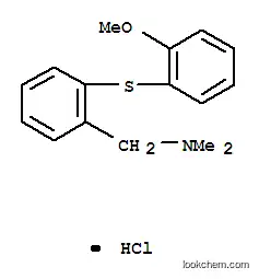 Molecular Structure of 127905-70-8 (1-{2-[(2-methoxyphenyl)sulfanyl]phenyl}-N,N-dimethylmethanamine hydrochloride)