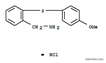 Benzenemethanamine, 2-((4-methoxyphenyl)thio)-, hydrochloride