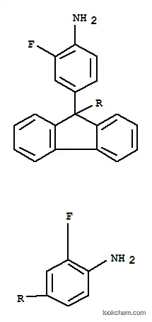 Molecular Structure of 127926-65-2 (9,9-BIS(4-AMINO-3-FLUOROPHENYL)FLUORENE)