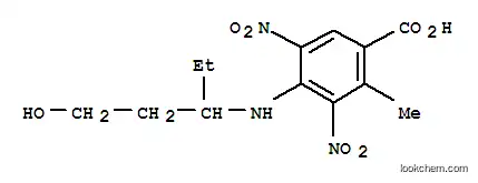 3,5-Dinitro-4-((1-ethyl-3-hydroxypropyl)amino)-2-methylbenzoic acid