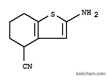 Molecular Structure of 127981-98-0 (Benzo[b]thiophene-4-carbonitrile, 2-amino-4,5,6,7-tetrahydro- (9CI))