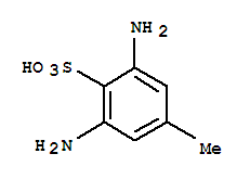 Benzenesulfonic acid,2,6-diamino-4-methyl- cas  128-55-2
