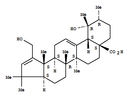 Benzo[3,4]-18-norandrosta-3,5,15-triene-3(2'H)-carboxylicacid,3',4',5',6'-tetrahydro-3'-hydroxy-15-(hydroxymethyl)-3',4',9,14,17,17-hexamethyl-,(3b,3'a,4b,4'a,8a,9b,10a,13a,14b)-