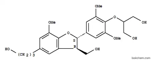 Molecular Structure of 128502-87-4 (1,3-Propanediol,2-[4-[(2R,3S)-2,3-dihydro-3-(hydroxymethyl)-5-(3-hydroxypropyl)-7-methoxy-2-benzofuranyl]-2,6-dimethoxyphenoxy]-,rel-)