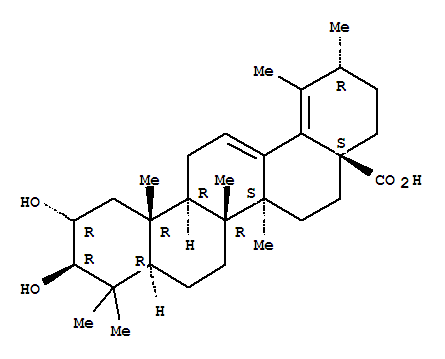 Ursa-12,18-dien-28-oicacid, 2,3-dihydroxy-, (2a,3b)-
