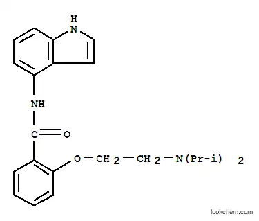 Benzamide, 2-(2-(bis(1-methylethyl)amino)ethoxy)-N-1H-indol-4-yl-