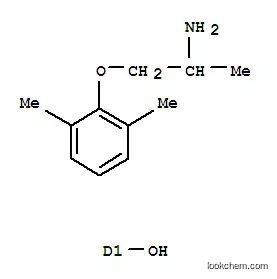 Molecular Structure of 129417-37-4 (3-hydroxymexiletine)