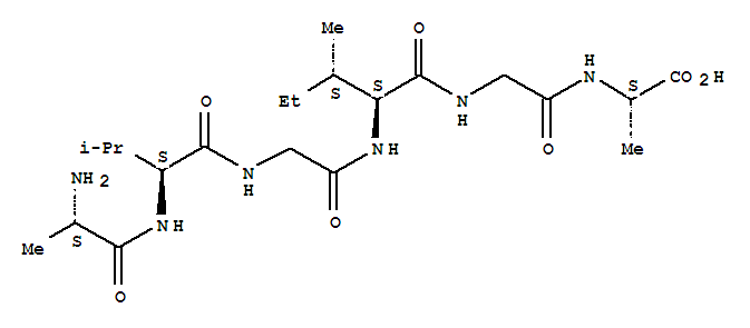 (2s)-2-[[2-[[(2s,3s)-2-[[2-[[(2s)-2-[[(2s)-2-aminopropanoyl]amino]-3-methylbutanoyl]amino]acetyl]amino]-3-methylpentanoyl]amino]acetyl]amino]propanoic Acid