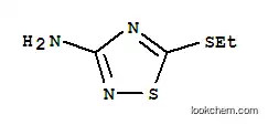 Molecular Structure of 129500-80-7 (3-AMINO-5-ETHYLTHIO-1,2,4-THIADIAZOLE)
