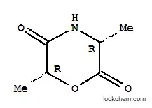 Molecular Structure of 129880-52-0 (2,5-Morpholinedione,3,6-dimethyl-,(3R-cis)-(9CI))