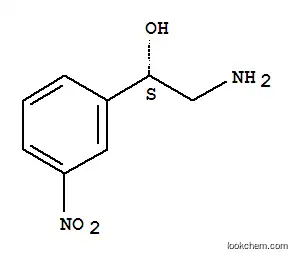Molecular Structure of 129894-61-7 (Benzenemethanol,-(aminomethyl)-3-nitro-, (S)-)