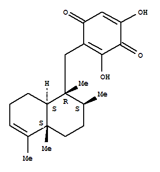 2,5-CYCLOHEXADIENE-1,4-DIONE, 3,5-DIHYDROXY-2-[(1,2,3,4,4A,7,8,8A-OCTAHYDRO-1,2,4A,5-TETRAMETHYL-1-NAPHTHALENYL)METHYL]-, [1R-(1A,2SS,4ASS,8AA)]-