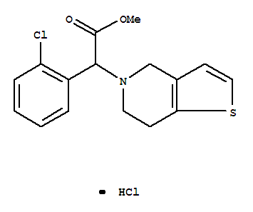 Thieno[3,2-c]pyridine-5(4H)-aceticacid, a-(2-chlorophenyl)-6,7-dihydro-,methyl ester, hydrochloride (1:1)