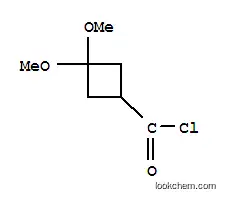 Molecular Structure of 130233-76-0 (Cyclobutanecarbonyl chloride, 3,3-dimethoxy- (9CI))