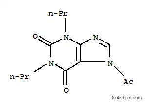 Molecular Structure of 130332-72-8 (1H-Purine-2,6-dione,  7-acetyl-3,7-dihydro-1,3-dipropyl-)