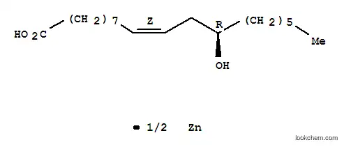 9-Octadecenoic acid,12-hydroxy-,zinc salt (2:1),(9Z,12R)-
