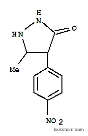 Molecular Structure of 13051-13-3 (5-methyl-4-(4-nitrophenyl)pyrazolidin-3-one)