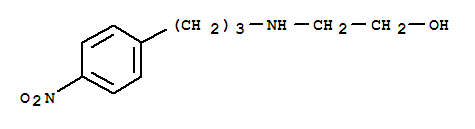 Molecular Structure of 130634-09-2 (Ethanol,2-[[3-(4-nitrophenyl)propyl]amino]-)