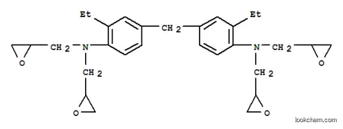 Molecular Structure of 130728-76-6 (Oxiranemethanamine, N,N-methylenebis(2-ethyl-4,1-phenylene)bisN-(oxiranylmethyl)-)