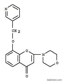 Molecular Structure of 130736-65-1 (2-(morpholin-4-yl)-8-(pyridin-3-ylmethoxy)-4H-chromen-4-one)