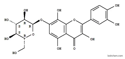 4H-1-Benzopyran-4-one,2-(3,4-dihydroxyphenyl)-7-(a-D-glucopyranosyloxy)-3,5,8-trihydroxy-