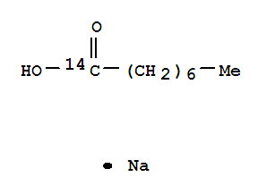 Octanoic-1-14C acid,sodium salt (9CI)