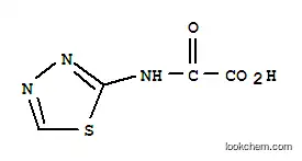Molecular Structure of 130992-20-0 (Acetic  acid,  oxo(1,3,4-thiadiazol-2-ylamino)-  (9CI))