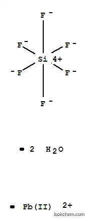 Molecular Structure of 1310-03-8 (Lead(II) hexafluorosilicate dihydrate.)