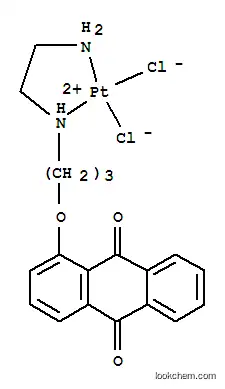 Molecular Structure of 131012-15-2 (platinum(2+) dichloride 1-{3-[(2-aminoethyl)amino]propoxy}anthracene-9,10-dione (1:1))